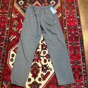 Men's grey sweatpants made by Champion, medium, never worn, 2 front pockets